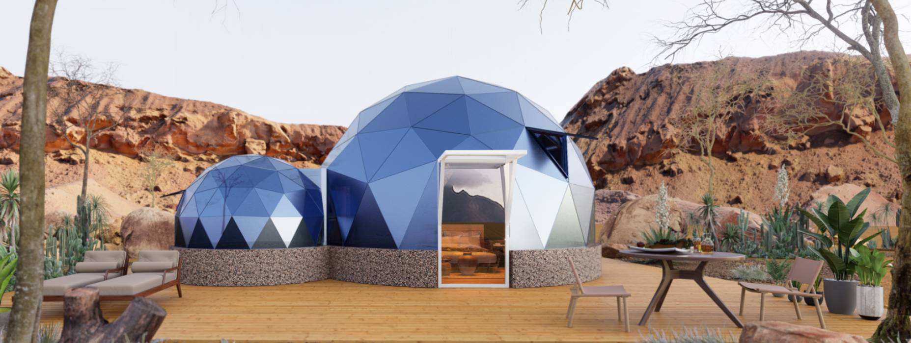 三山区球形智能光伏玻璃星空房